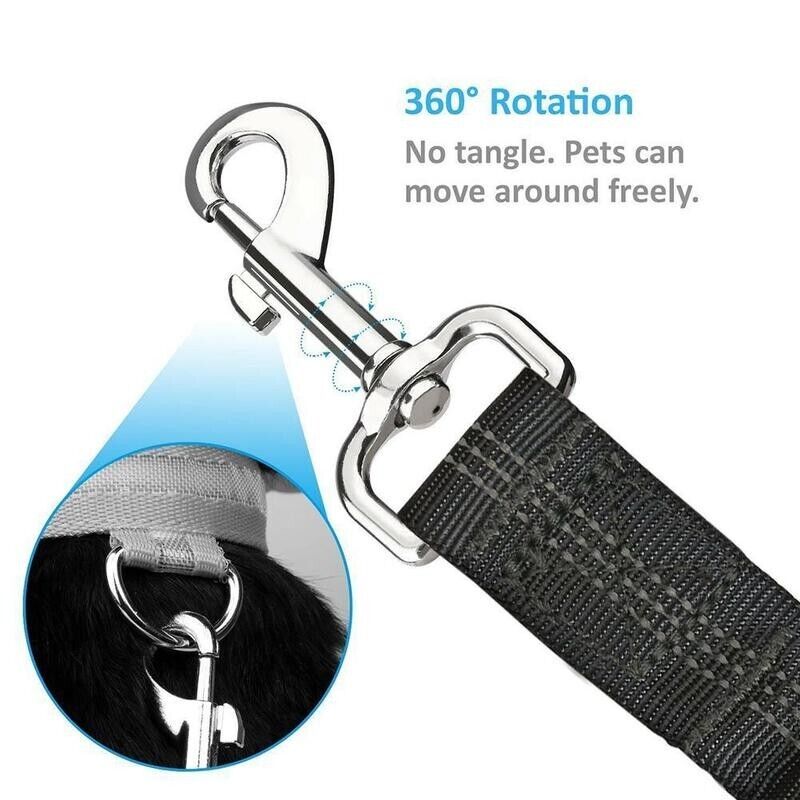 2 Pack Pet Safety Seatbelt Adjustable Harness