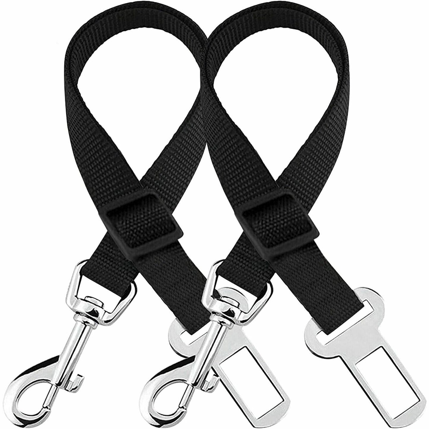 2 Pack Pet Safety Seatbelt Adjustable Harness