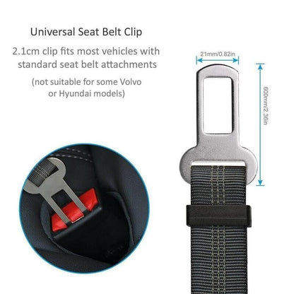 2 Pack Pet Safety Seatbelt Adjustable Harness