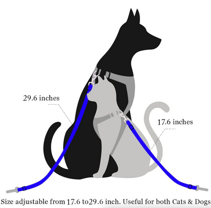 2 Pack Pet Safety Seatbelt Adjustable Harness