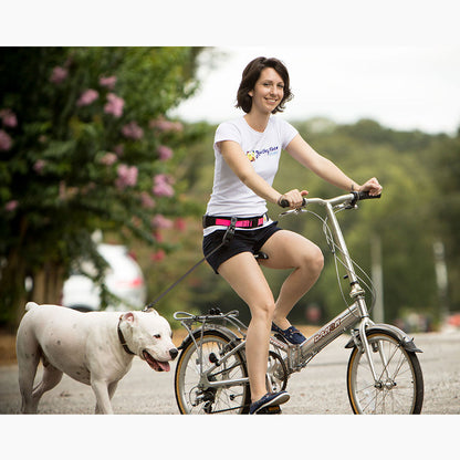 Leash Belt for Hands Free Dog Walking by Squishy Face Studios