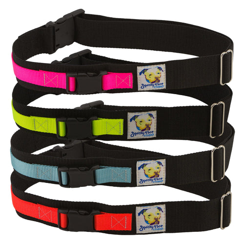 Leash Belt for Hands Free Dog Walking by Squishy Face Studios