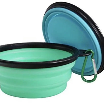 Travel Pet Dish for Dogs and Cats - Collapsible and Available in Multiple Colors