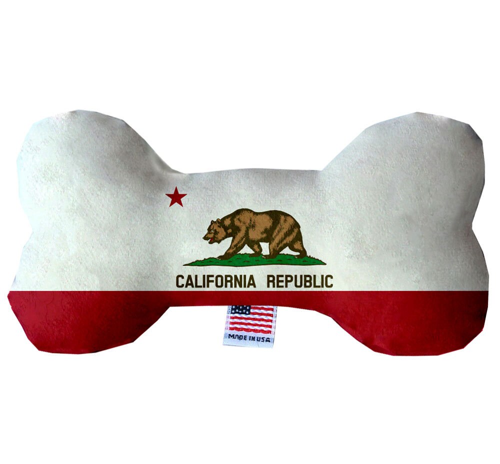 Dog Plush Bone Toys, "California Beaches"
