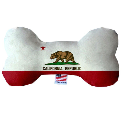 Dog Plush Bone Toys, "California Beaches"